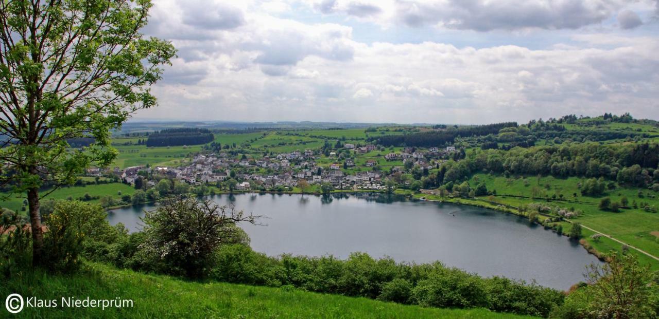 Ferienwohnung Welcome Mit Seeblick Schalkenmehren Kültér fotó